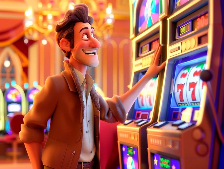 Live blackjack table with professional croupier dealing cards